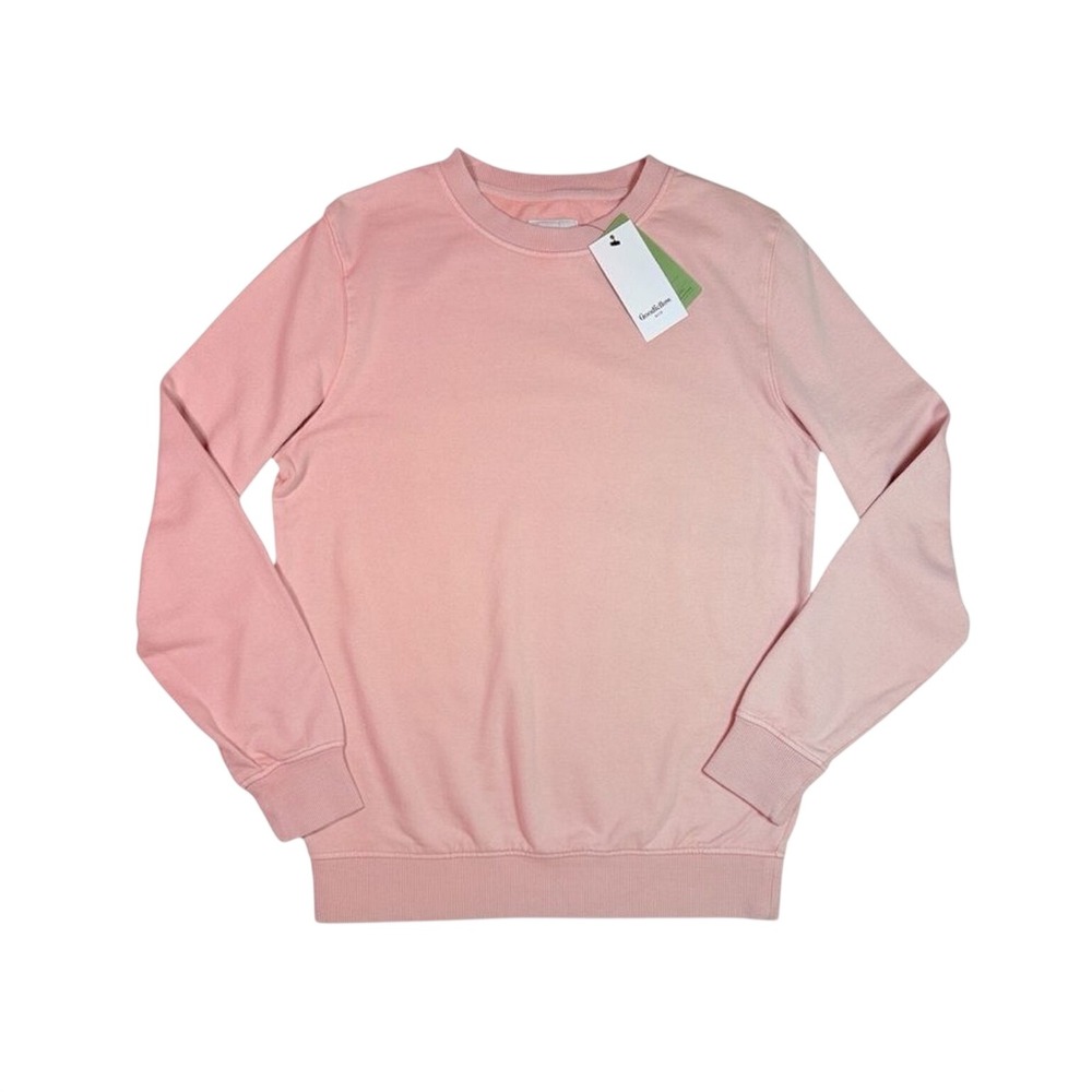 Goodfellow & Co Womens S Light Pink Rose Crewneck‎ Sweatshirt Cotton Scandigirl